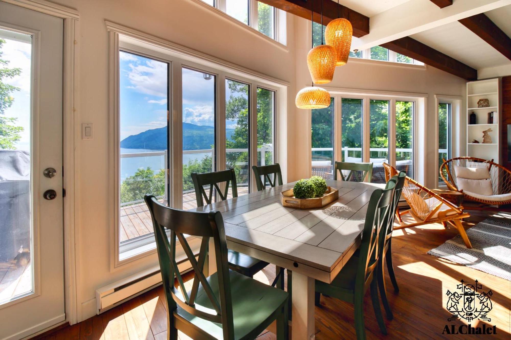 Aelpha-M - Magnifique Vue Sur Le Fleuve Villa Baie-Saint-Paul Exteriör bild