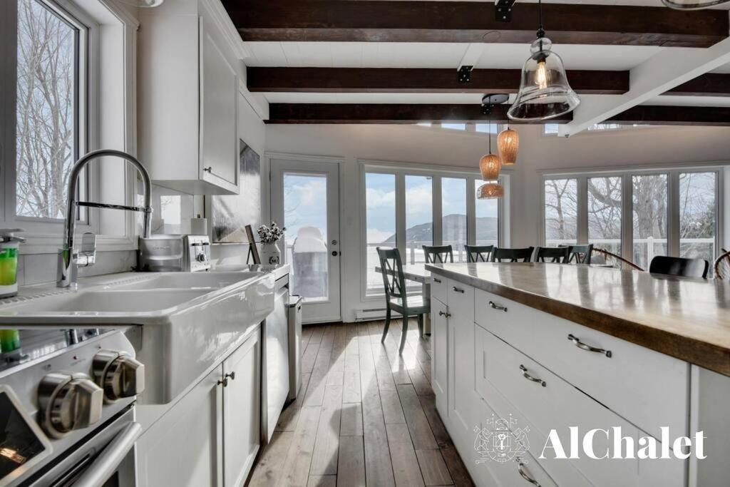 Aelpha-M - Magnifique Vue Sur Le Fleuve Villa Baie-Saint-Paul Exteriör bild