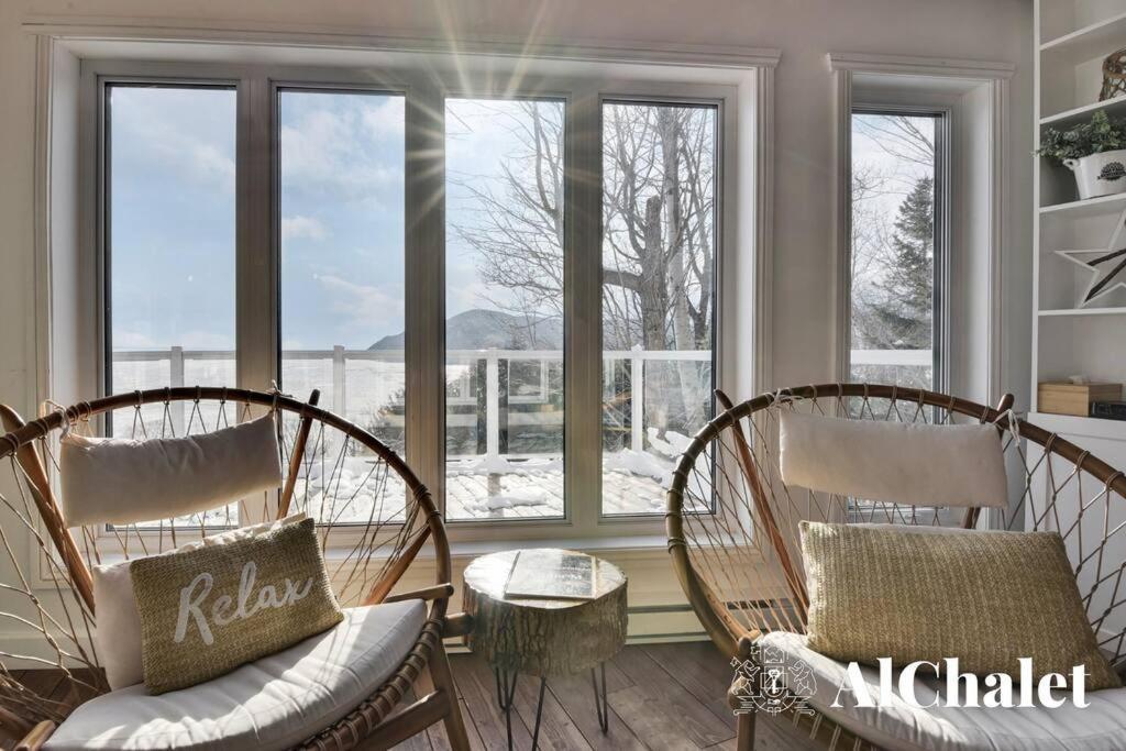 Aelpha-M - Magnifique Vue Sur Le Fleuve Villa Baie-Saint-Paul Exteriör bild