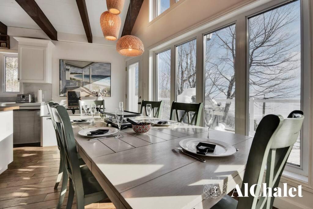 Aelpha-M - Magnifique Vue Sur Le Fleuve Villa Baie-Saint-Paul Exteriör bild