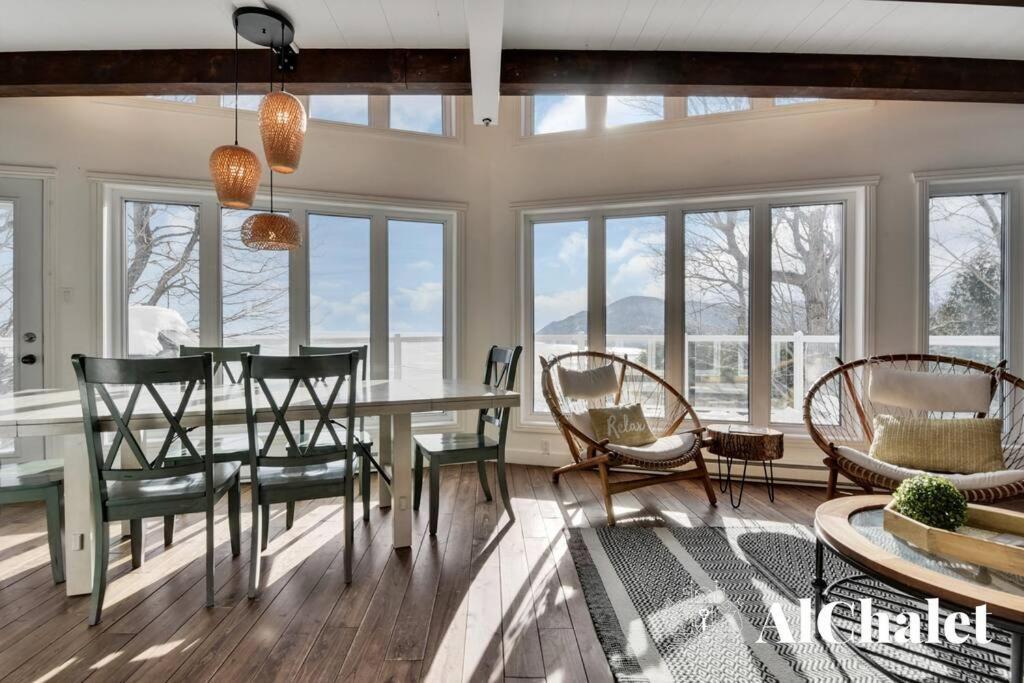 Aelpha-M - Magnifique Vue Sur Le Fleuve Villa Baie-Saint-Paul Exteriör bild